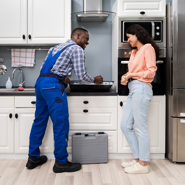 can you provide an estimate for cooktop repair before beginning any work in Elkville